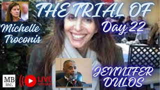 Jennifer Dulos Case  Michelle Troconis Trial Day 23 incl Day 22 catchup [upl. by Pain572]