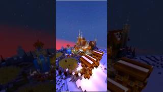 Minecraft timelapse ultimate survival snow base minecraft youtubeshorts viral [upl. by Attennaj]