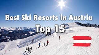 Top 15 Best Ski Resorts In Austria 2022 [upl. by Jonina30]