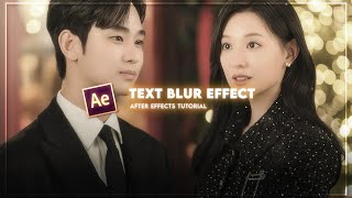 popular blurry text in after effects  fade up and scale [upl. by Annaya]