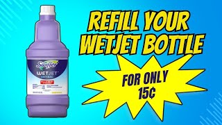 How To Re Refill Swiffer WetJet Bottle [upl. by Shaner]