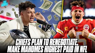 Chiefs Ready To Renegotiate Make Mahomes The Highest Paid QB After Lamar  Pat McAfee Reacts [upl. by Bondie]