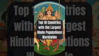 Top 10 Countries with the Largest Hindu Populations Worldwide [upl. by Retha282]