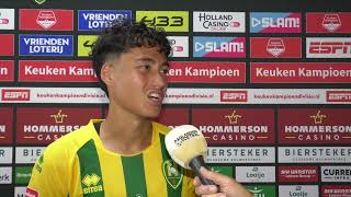 Rafael Struick na ADO Den Haag  VVV Venlo 100822024 [upl. by Enilesoj]