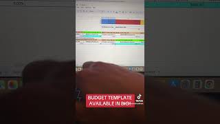 200k cyber security budget broken down debt income expenses investing template finance money [upl. by Ennazzus]