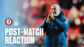 POSTMATCH REACTION NUNO ESPÍRITO SANTO  BRISTOL CITY V NOTTINGHAM FOREST [upl. by Hailat]