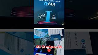 SBI JA welcome kit sbi sbipo banker ssc shorts [upl. by Akibma]