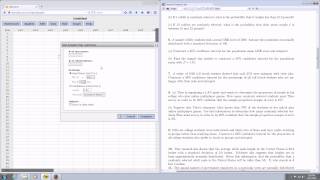 Confidence Interval for a Percentage Using StatCrunch [upl. by Jolynn]