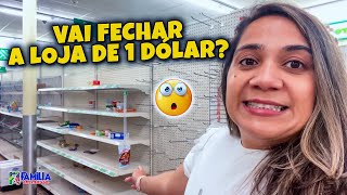 Vão Fechar a Loja de 1 Dólar 😱 [upl. by Auhs]