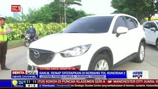 Diberlakukan Ganjil Genap Kendaraan di Tol Tangerang Berkurang [upl. by Breanne]