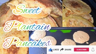 Sweet Plantain Pancakes WIMMSKITCHEN [upl. by Aguie]