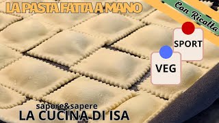 COME FARE I RAVIOLI DI PASTA FRESCA CON RICOTTA [upl. by Noval]