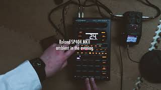 Roland SP404 MKII  ambient in the evening [upl. by Asirap]