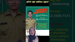 Inovasi Layanan Aduan Mas Wapres gibran wapresgibran viralvideo [upl. by Lucius]