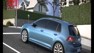 Volkswagen Golf Technik Assistenz und Komfortsysteme Animation Elektronische Parkbremse [upl. by Taylor]