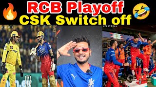 TATA IPL 2024  RCB vs CSK Match Review  RCB Playoff  Virat Kohli  MS Dhoni  Prakash RK [upl. by Jeanna]