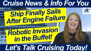 CRUISE NEWS Invasion in the Buffet Disneys Destiny New Entertainment Onboard Stranded Ship Sails [upl. by Kuehn]