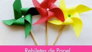 Rehilete de papel [upl. by Nibbor]