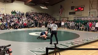 NJ Wrestling Blair’s Carter Neves pins Delbarton’s Connor Martin for walkoff win [upl. by Soisatsana]