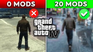 I Installed 20 Mods in GTA IV To Make it a Definitive Edition [upl. by Peednas]