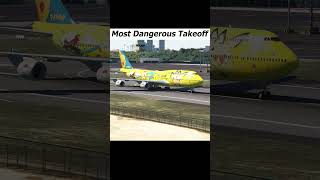 Most dangerous takeoff A380 shorts [upl. by Anceline428]