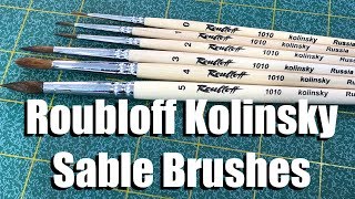 Roubloff Kolinsky Sable Brushes [upl. by Ylnevaeh185]