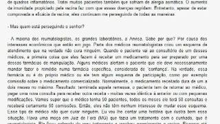 a Vacina com casos de cura de artrite reumatoide cura de lupus Dr Genésio Pacheco da Veiga x264 [upl. by Adnahs993]