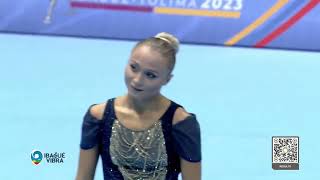 Rebecca Tarlazzi ITA  Senior Ladies  Short Program  ASWC IBAGUE 2023 [upl. by Ilenay]