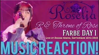 HAPPY NEW YEAR🎊🥂🎉🥳Roselia  “R” amp Throne of Rose FARBE DAY 1 Live  Music Reaction🔥 [upl. by Dorthea]