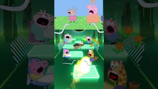 Screaming Peppa Pig Characters  Tiles Hop Shorts [upl. by Jdavie]