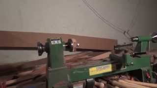 harbor freight 10x18 central machinery mini wood lathe review [upl. by Bent]