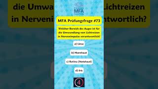 📚 MFA Prüfungsvorbereitung  Prüfungsfrage 73 [upl. by Sutniuq]