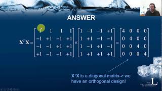 On orthogonal designs and regression [upl. by Ebaj]