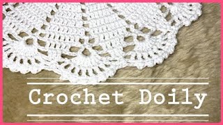 How to Crochet Doily  Easy to Crochet Doily Tutorial [upl. by Fadden814]