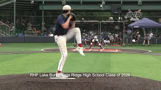 RHP Luke Burke Vista Ridge High School Class of 2026 [upl. by Artamas]