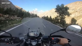 Pure Exhaust Note of Triumph Tiger 800 in Lahaul Valley  Day2 Part 2  jispa [upl. by Hocker373]