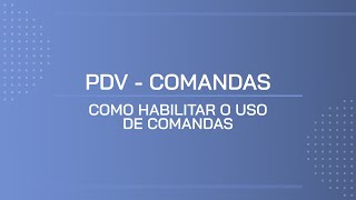 TUTORIAL  COMO HABILITAR O USO DE COMANDAS [upl. by Warfold]