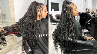 BRAIDS CLASS BOHEMIAN BOX BRAIDS TUTORIAL  PART 1 Hair details amp Prepping  GODDESS BOX BRAIDS [upl. by Leziar]