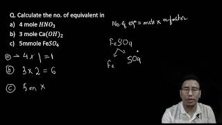 Calculation of Normality Molarity and No of equivalent weight and its relation [upl. by Nessi588]