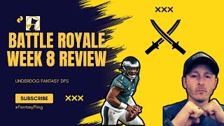 Underdog Fantasy Battle Royale Week 5 Review [upl. by Rickert]