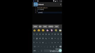 Run C Program in android smartphone [upl. by Redienhcs]