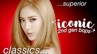 iconic 2nd gen kpop bops [upl. by Remy847]