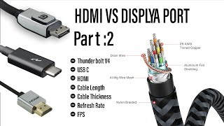 DisplayPort vs HDMI vs Thunderbolt  For Gaming and Editing Part 2RAY TRACE [upl. by Aroel410]