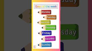 days of the week song  sunday monday song staylittlechannel nurseryrhymes [upl. by Larok]