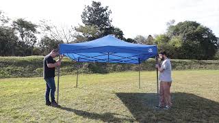 Vídeo Manual  Montagem correta Gazebo Tenda Dobrável Pagoda 3x3 m Bel [upl. by Katherine233]