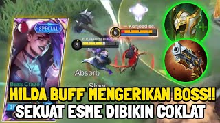 Hilda Buff Bikin Esmeralda Kena Mental Sampe Coklat  Top Global Hilda Gameplay  Mobile Legends [upl. by Yelbmik37]