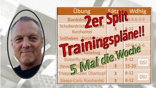 2er Split Trainingspläne [upl. by Bortman]