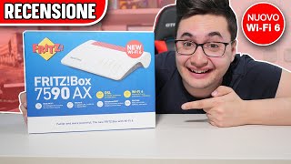 Recensione FRITZBox 7590AX con WIFI 6  Il Miglior MODEMROUTER 2022 [upl. by Piero]