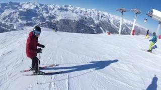 Skiing Meribel MarcassinAigle [upl. by Jakob]