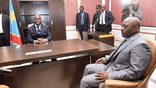 Coalition gouvernemental en RDC  Félix Tshisekedi sest entretenu avec Joseph Kabila [upl. by Eldoria]